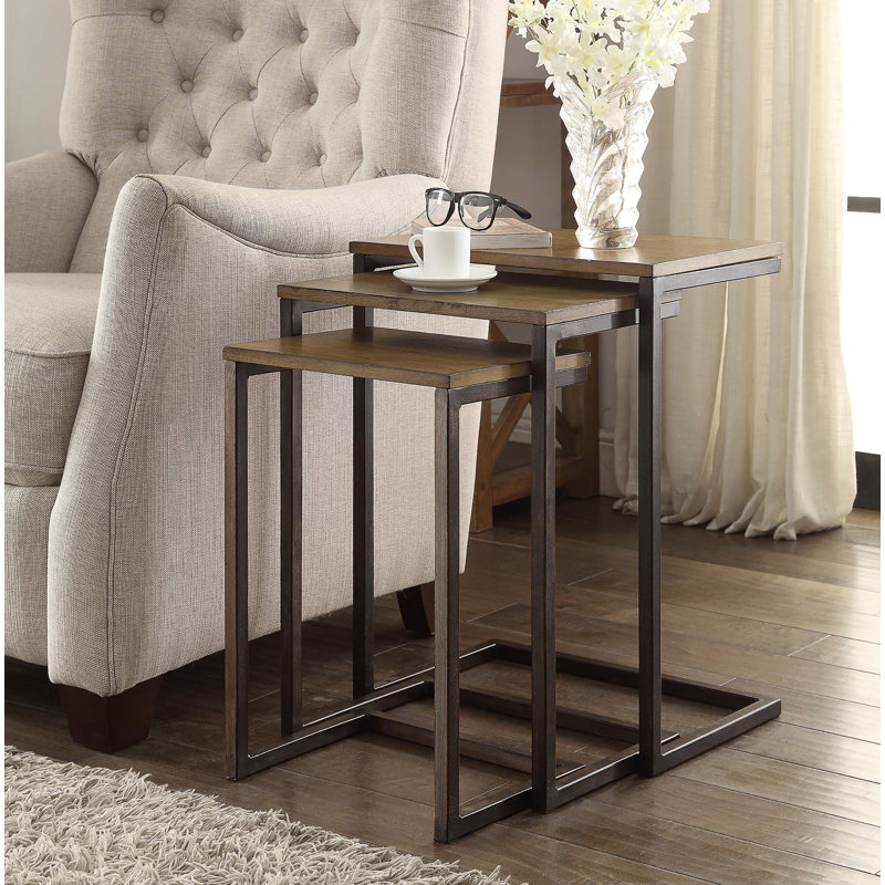 Vikki 3 Piece Nesting Tables & Reviews AllModern